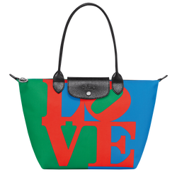 Shopper M Longchamp x Robert Indiana , Canvas - Rot