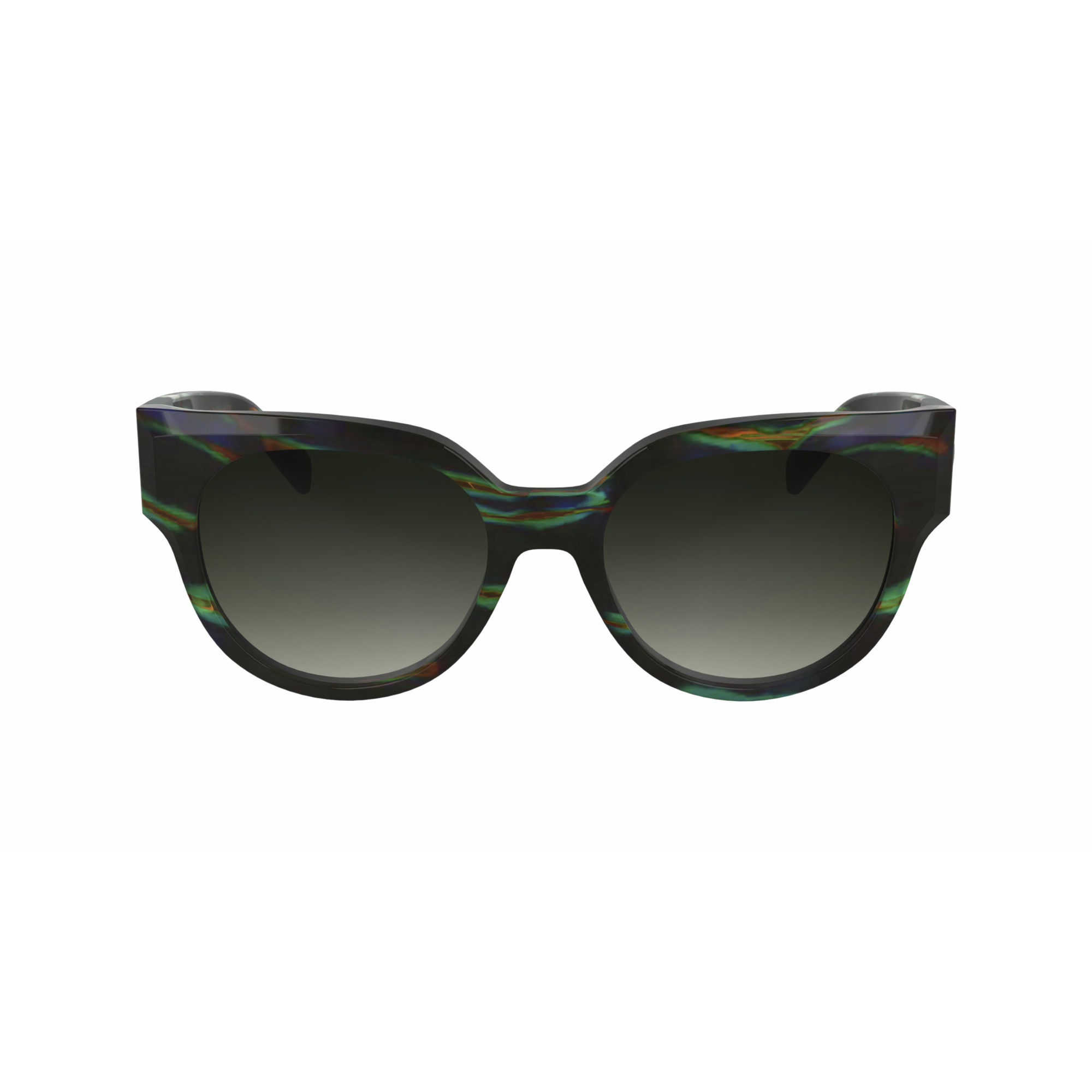 サングラス, ハバナブラック / グリーン / オレンジ - ビュー 1:
        2 - 拡大 null サングラス, ハバナブラック / グリーン / オレンジ