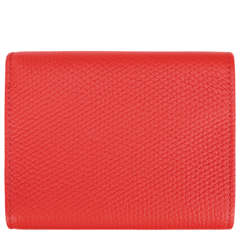 Portafoglio compatto Le Roseau , Pelle - Vermiglio  - View 2 of  3