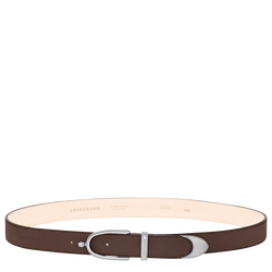 Le Foulonn&eacute; Ladies' belt , Mocha - Leather