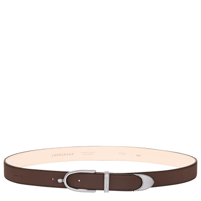 Le Foulonn&eacute; Ladies' belt , Mocha - Leather