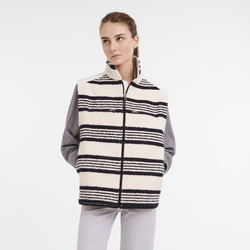 Sleeveless cardigan , Navy - Flannel