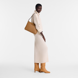 Le Pliage Xtra M Hobo bag , Tobacco - Leather