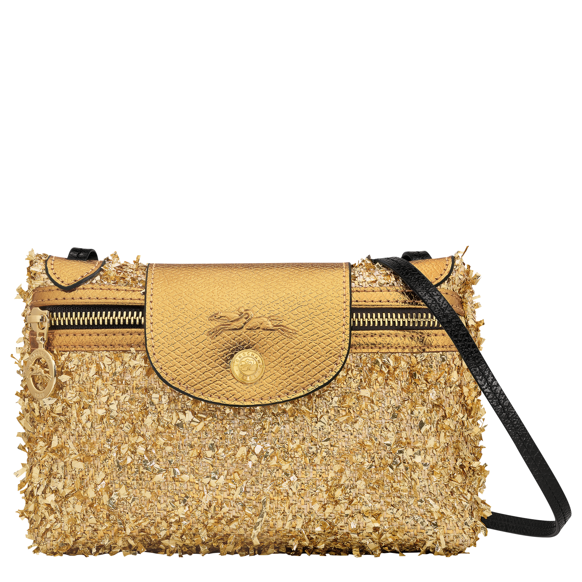 longchamp gold le pliage