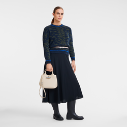 Le Roseau S Handbag , Paper - Leather