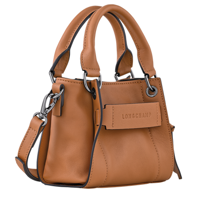 Longchamp 3D Tas met handgreep aan de bovenkant XS, Naturel