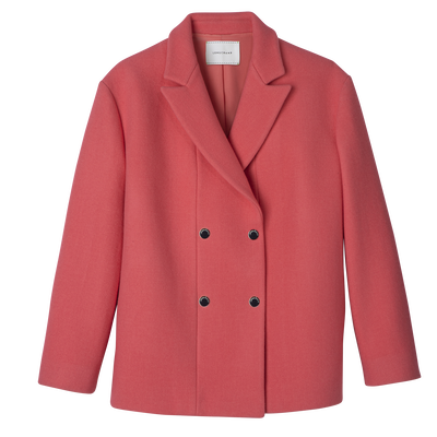 null Chaquetón recto, Blush