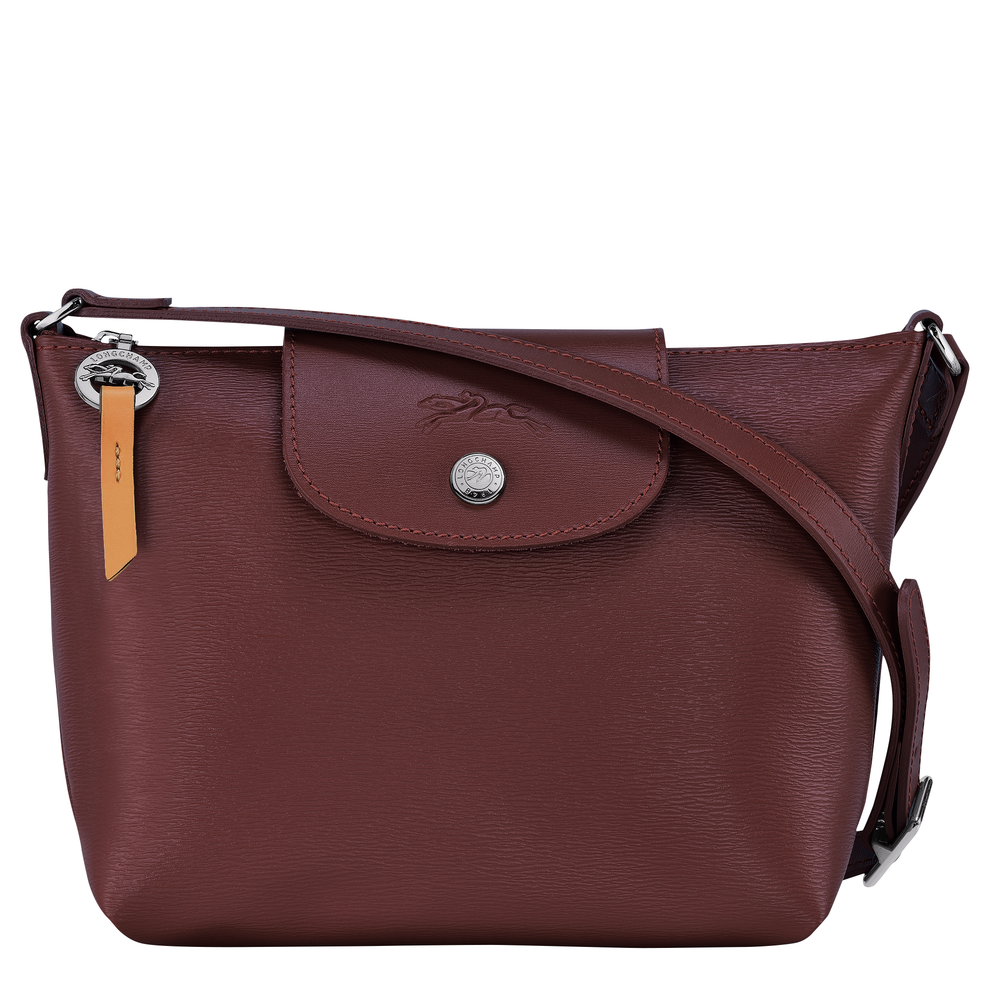 Longchamp Le Pliage Mini Leather Crossbody Bag