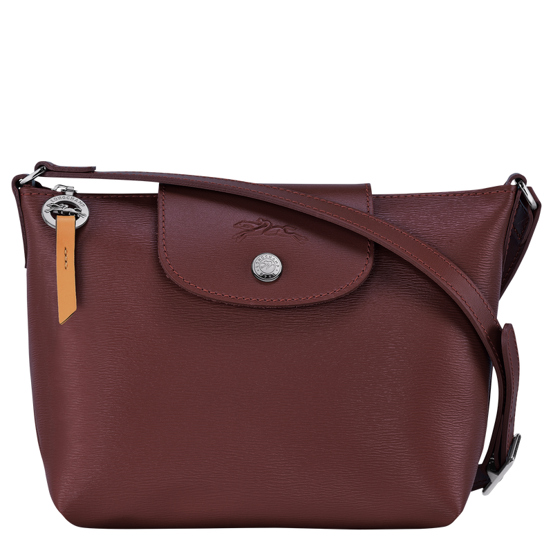 Le Pliage City XS Crossbody bag , Plum - Canvas  - View 1 of 3