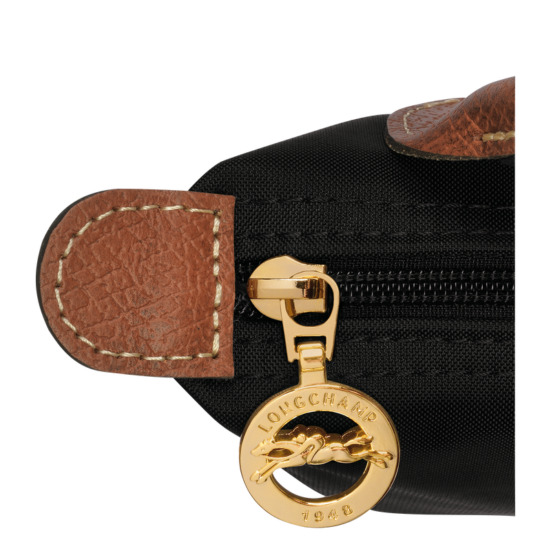 Le Pliage Original Pouch with handle , Black - Recycled canvas  - View 6 of  6