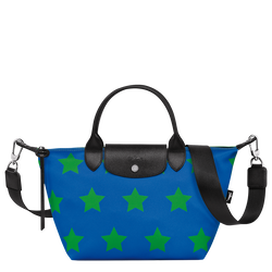 Le Pliage Collection Handbag S, Cobalt/Lawn