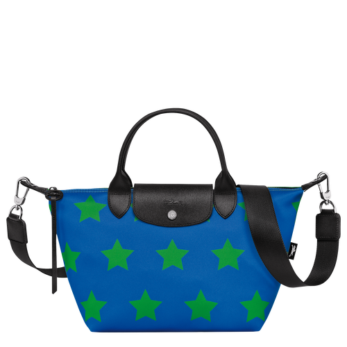 Le Pliage Collection S Handbag , Cobalt/Lawn - Canvas - View 1 of  4