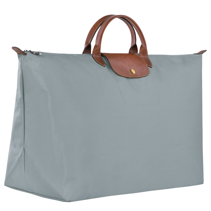 Reisetasche M Le Pliage Original , Recyceltes Canvas - Stahl  - Ansicht 3 von 7