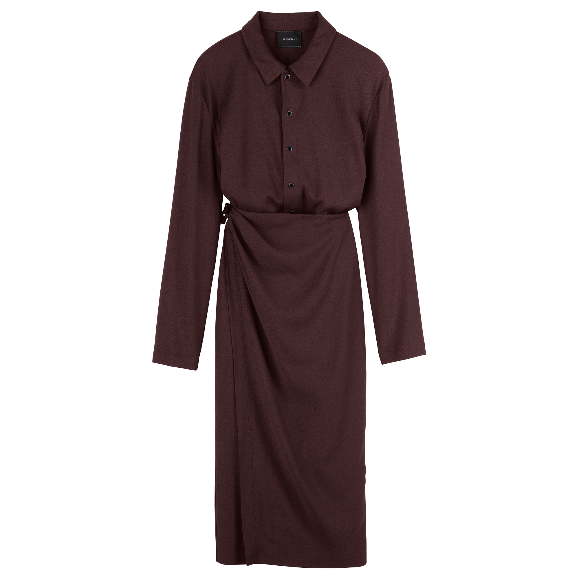 Dress Burgundy - Crepe 4 US | Longchamp US Dress Burgundy - Crepe 4 US | Longchamp US