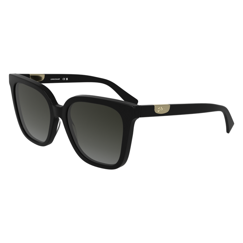 Lunettes de soleil , Ac&eacute;tate - Noir  - Vue 2 de 2