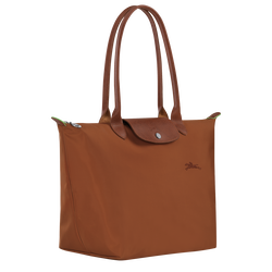 Le Pliage Green Tote bag L, Cognac