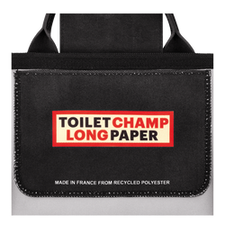 Longchamp x ToiletPaper Handtasche XS, Schwarz