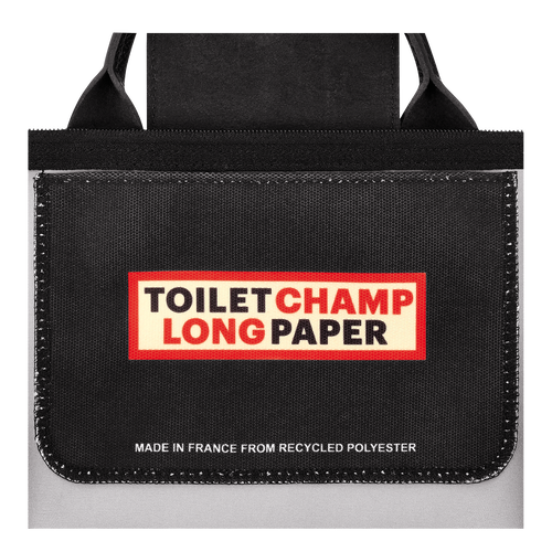 Handtasche XS Longchamp x ToiletPaper , Canvas - Schwarz - Ansicht 5 von 5