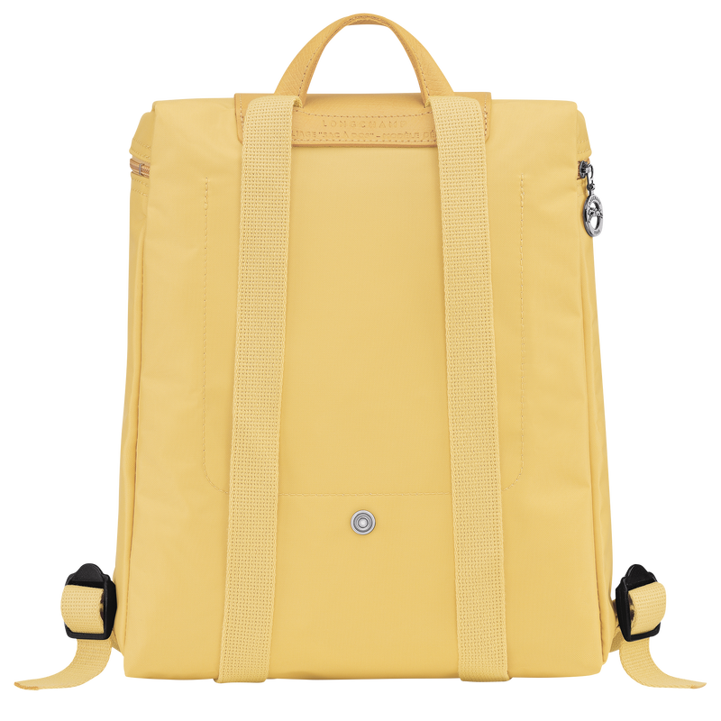 Rucksack M Le Pliage Green , Recyceltes Canvas - Weizengelb  - Ansicht 3 von 5