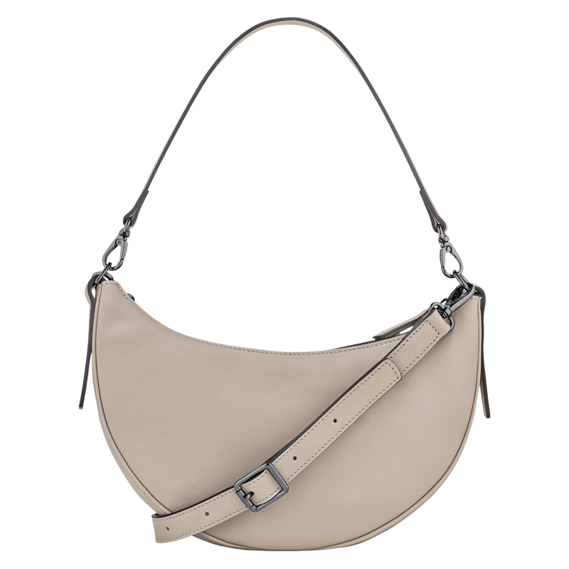 Sac bandouli&egrave;re S Longchamp 3D , Cuir - Argile  - Vue 4 de 4