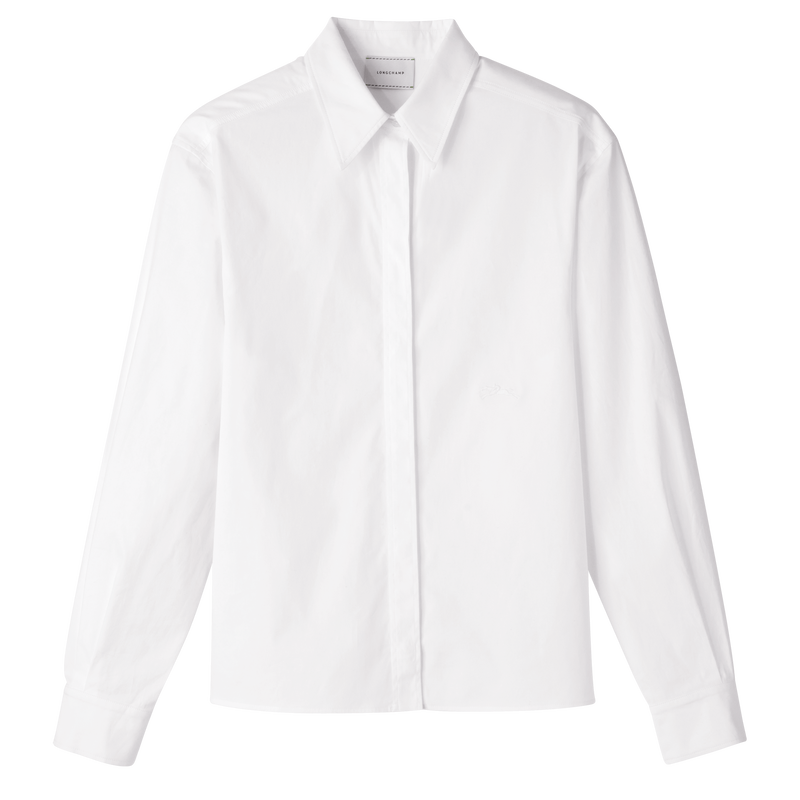 Shirt , White - Popelin  - View 1 of  4