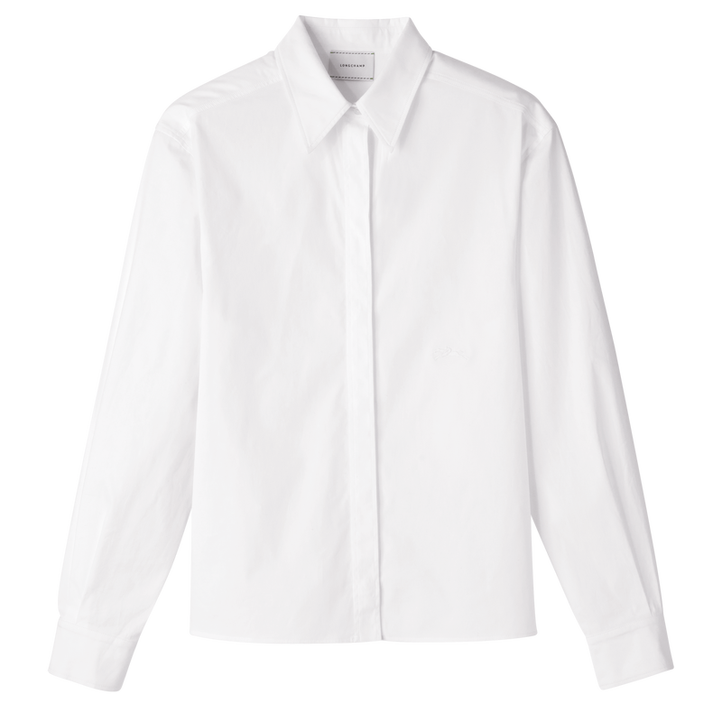 Shirt , White - Popelin  - View 1 of  4