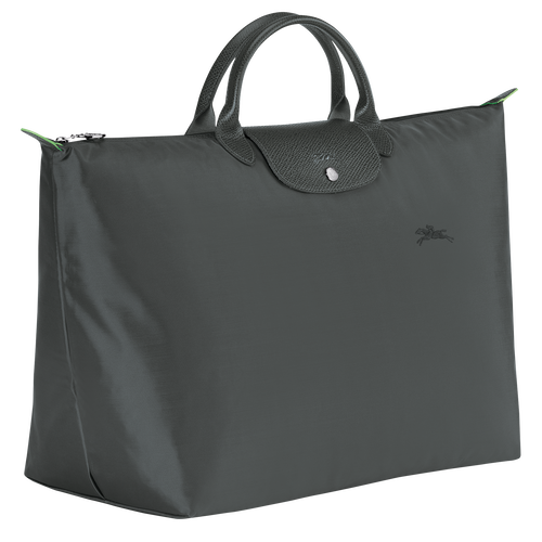 Le Pliage Green S Travel bag , Graphite - Recycled canvas - View 3 of 6
