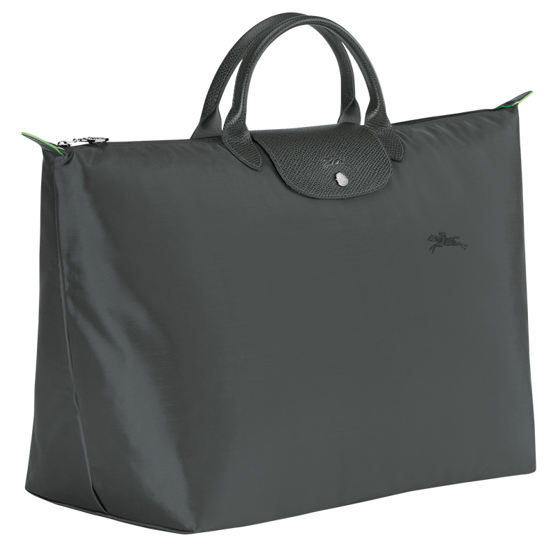 Le Pliage Green S Travel bag , Graphite - Recycled canvas  - View 3 of 6