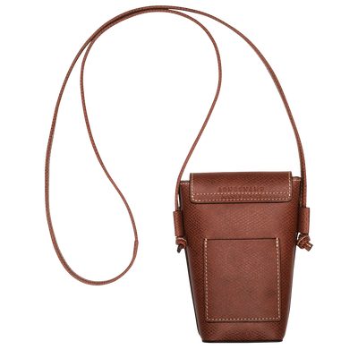 &Eacute;pure Phone case with lace, Brown
