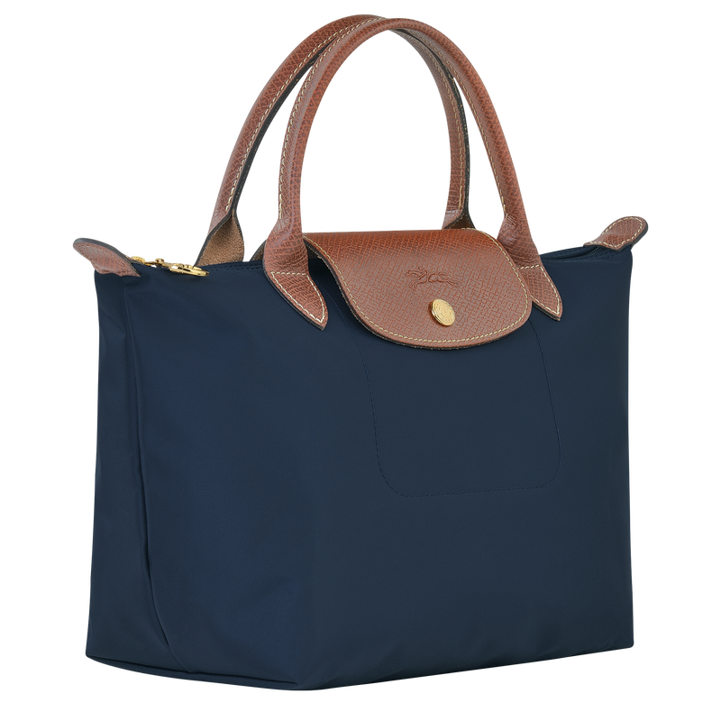 Handtasche S Le Pliage Original , Recyceltes Canvas - Marine  - Ansicht 3 von 6