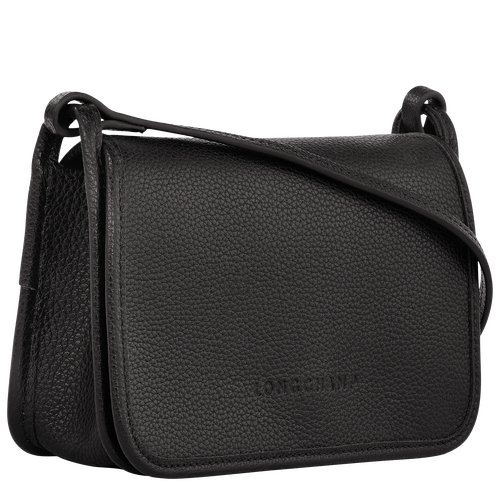 Le Foulonné Clutch XS , Zwart - Leder - Weergave 3 van  6