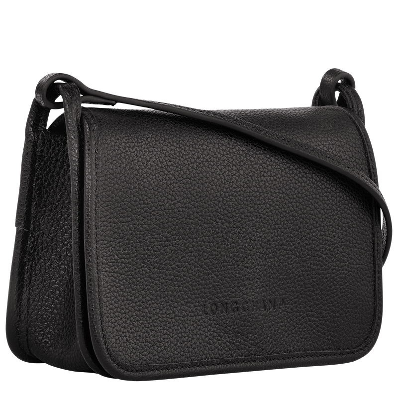 Le Foulonné XS Clutch , Black - Leather  - View 3 of 6