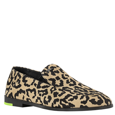 Loafer Au Sultan , Leder - Beige/Schwarz