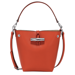 Le Roseau XS Bucket bag , Paprika - Leather