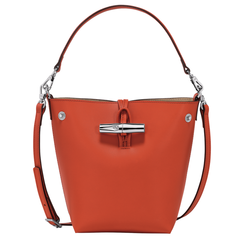 Longchamp leather bucket bag on sale