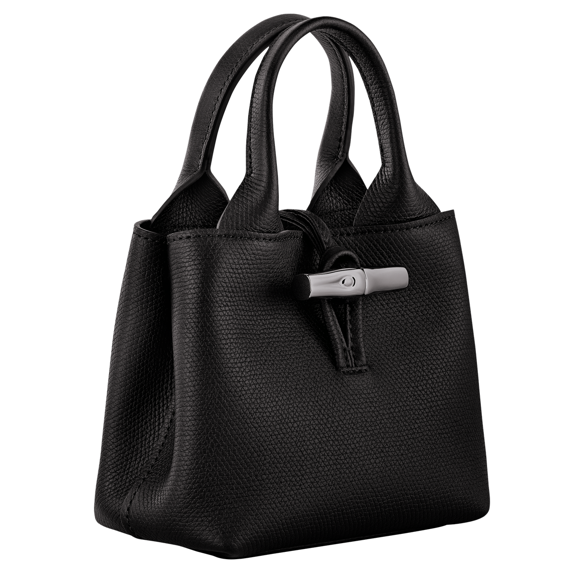 Женская сумка Longchamp Le Roseau XS, цвет: Чёрный — фото 3