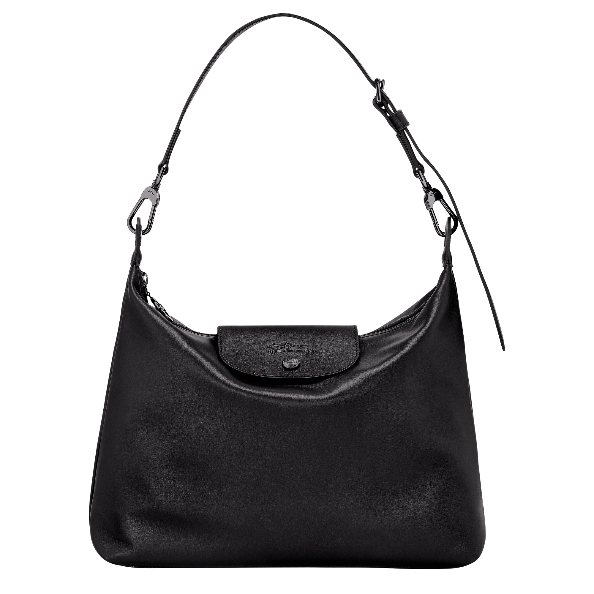 Le Pliage Xtra M Hobo bag Black - Leather (10189987001)