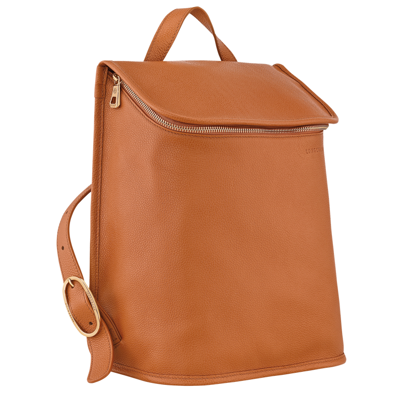 Le Foulonné M Backpack , Amber - Leather  - View 2 of  4