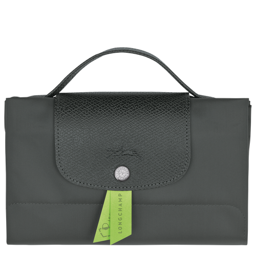 Le Pliage Green S Briefcase , Graphite - Recycled canvas - View 5 of 5