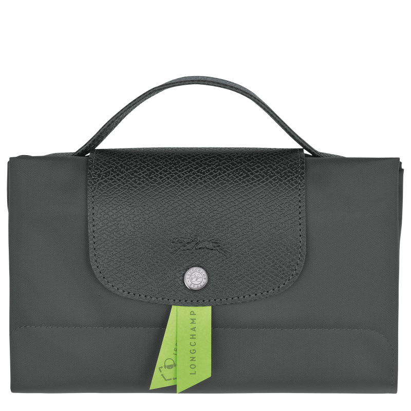 Le Pliage Green S Briefcase , Graphite - Recycled canvas  - View 5 of 5