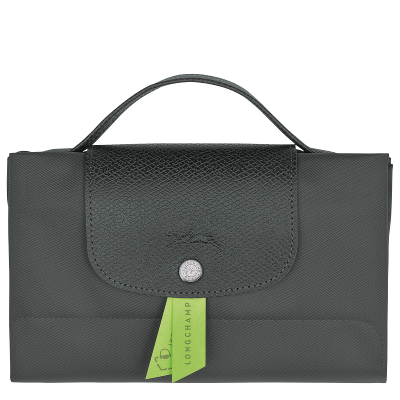 Le Pliage Green S Briefcase , Graphite - Recycled canvas  - View 5 of 5
