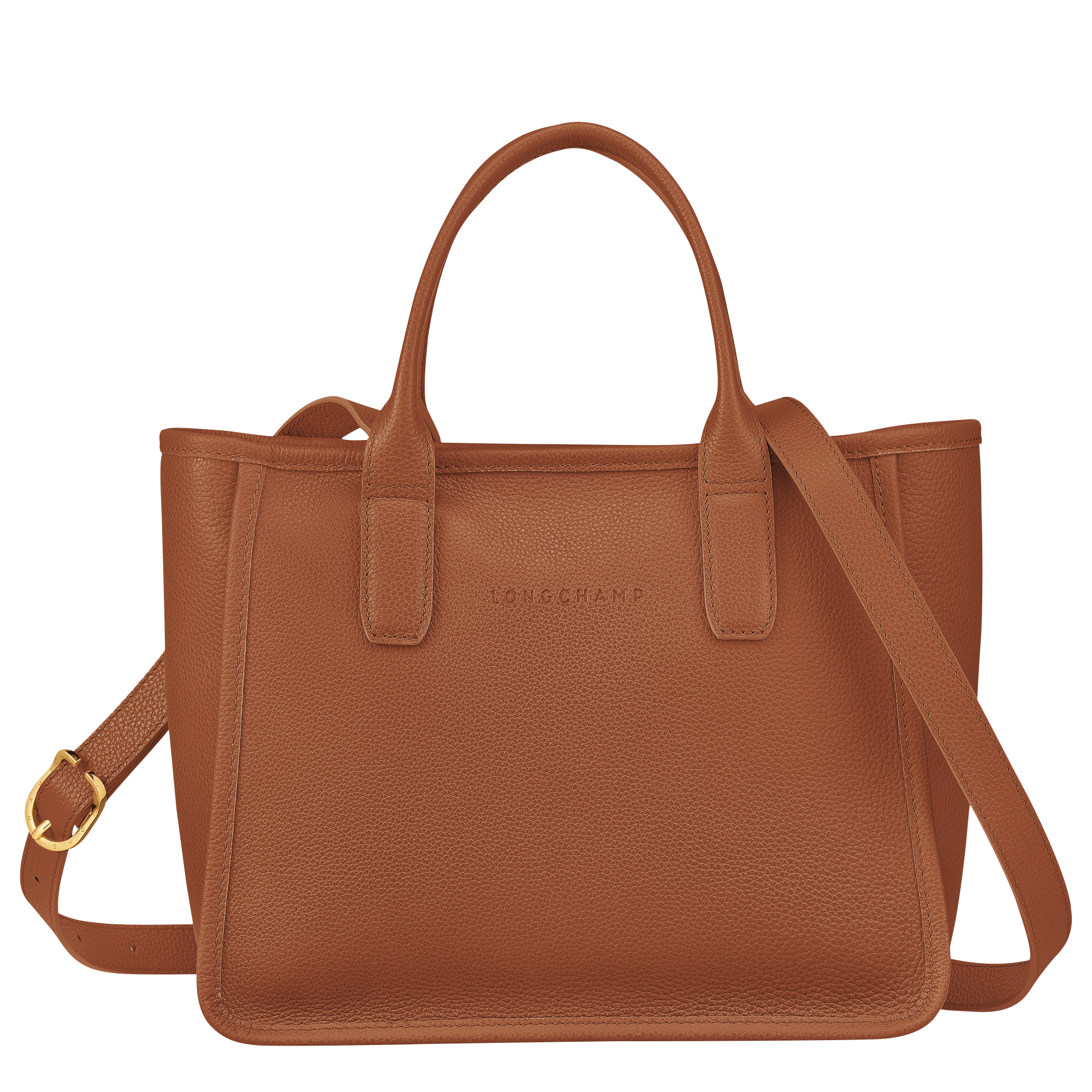 Le Foulonné M Tote bag Caramel - Leather (10156021121)