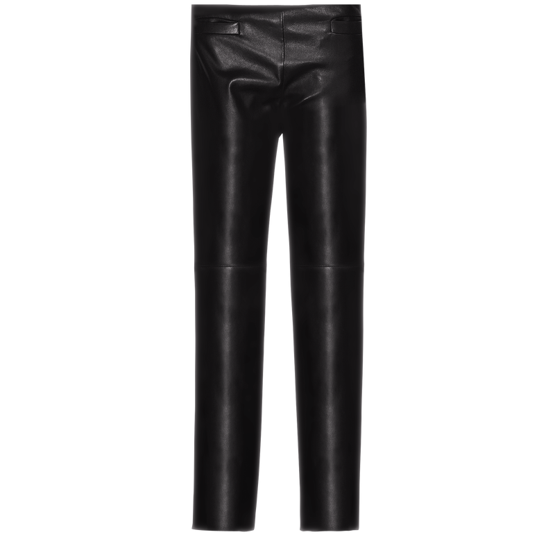 Pantalones , Piel de cordero - Negro  - Vista 1 de 3
