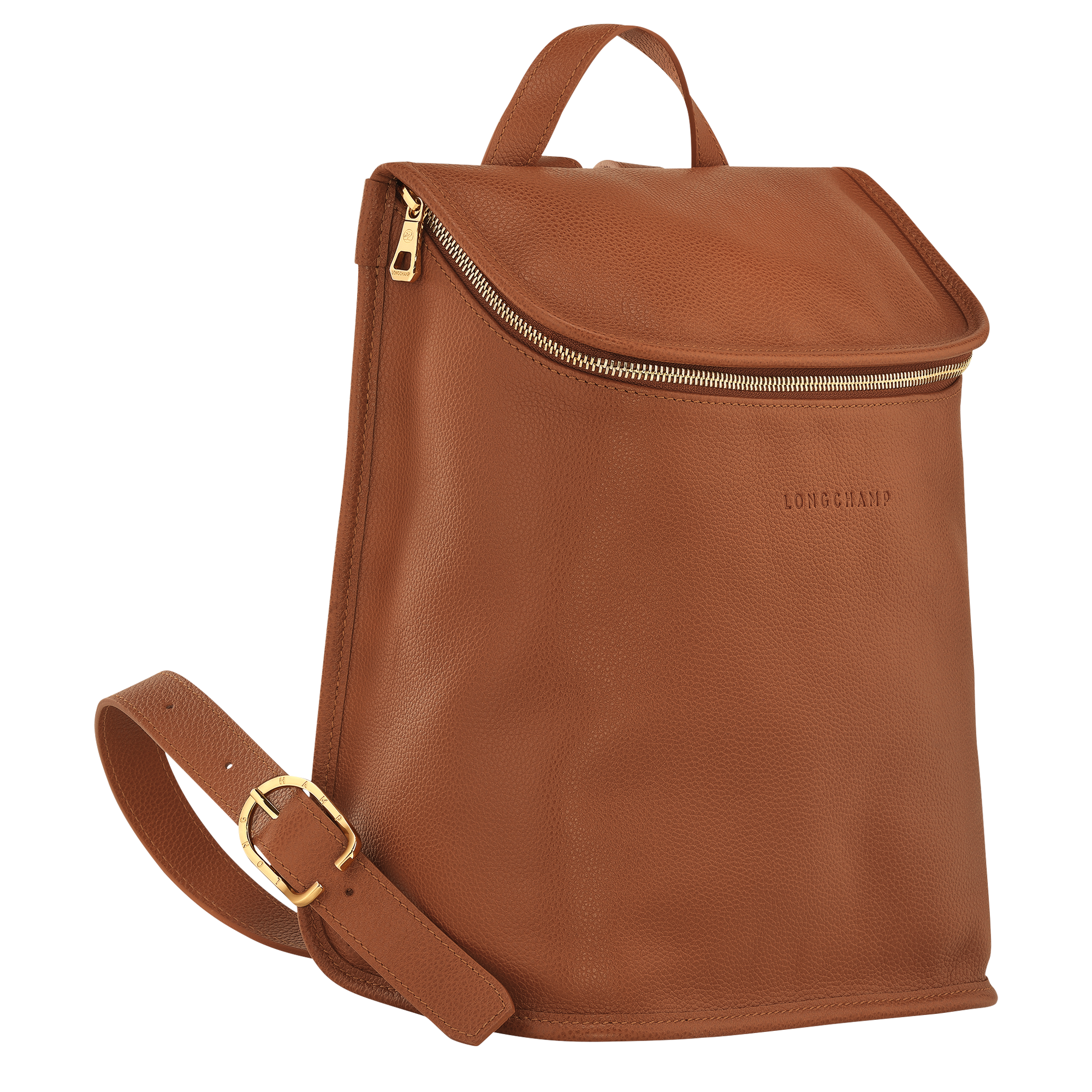 Backpack M, Caramel - View 3 of
5 - zoom in Le Foulonné Backpack M, Caramel