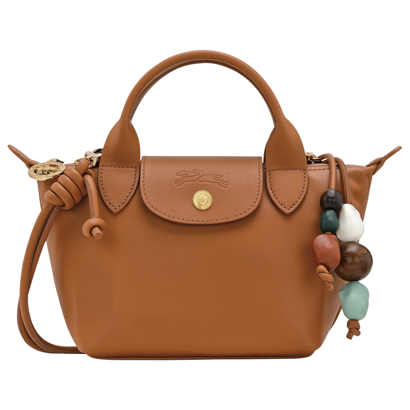 Le Pliage Xtra 手提包 XS , 腰果色 - 皮革  - 查看 1 6