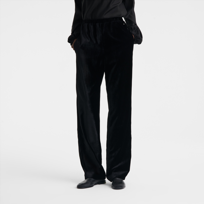 Pantalones , Terciopelo - Negro  - Vista 3 de 3