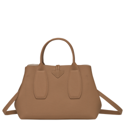 Roseau Handbag M, Natural