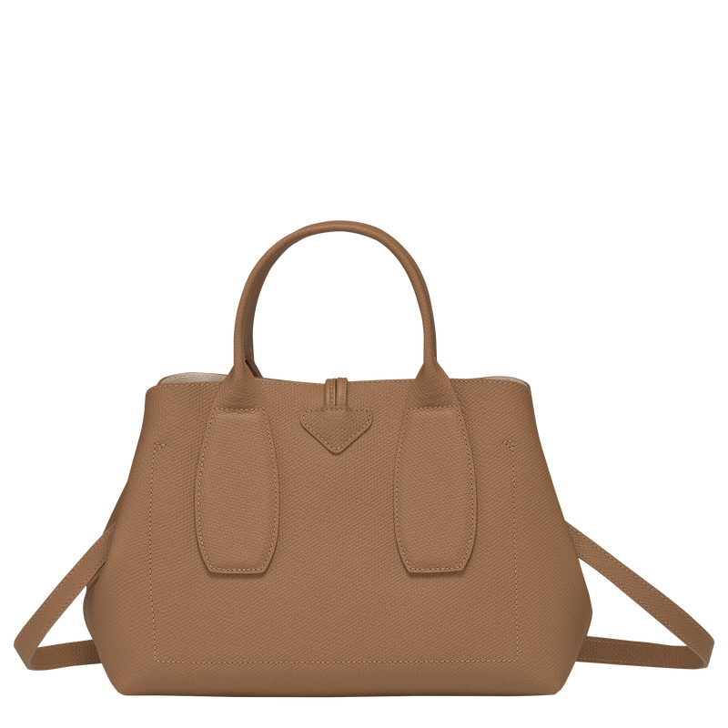 Roseau M Handbag , Natural - Leather  - View 4 of  6