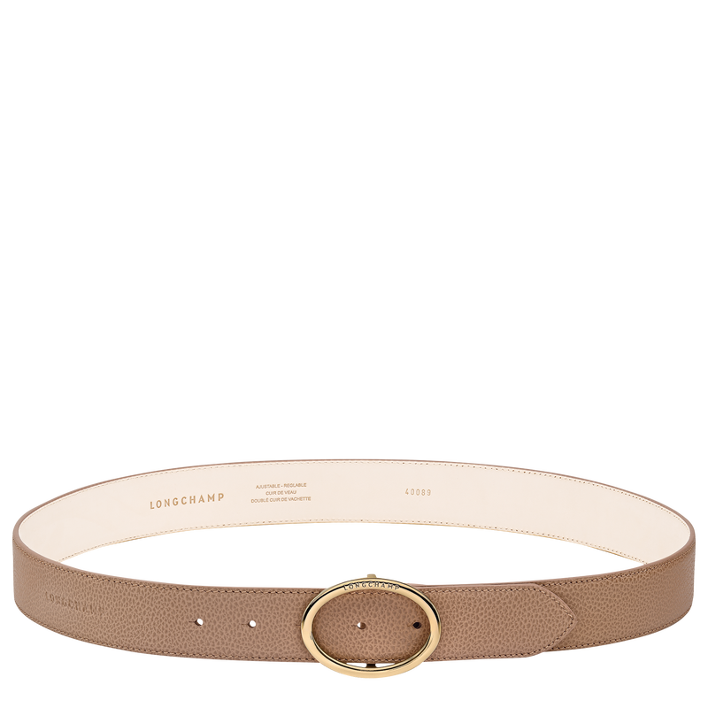 Le Foulonné Ladies' belt , Biscuit - Leather  - View 1 of  3