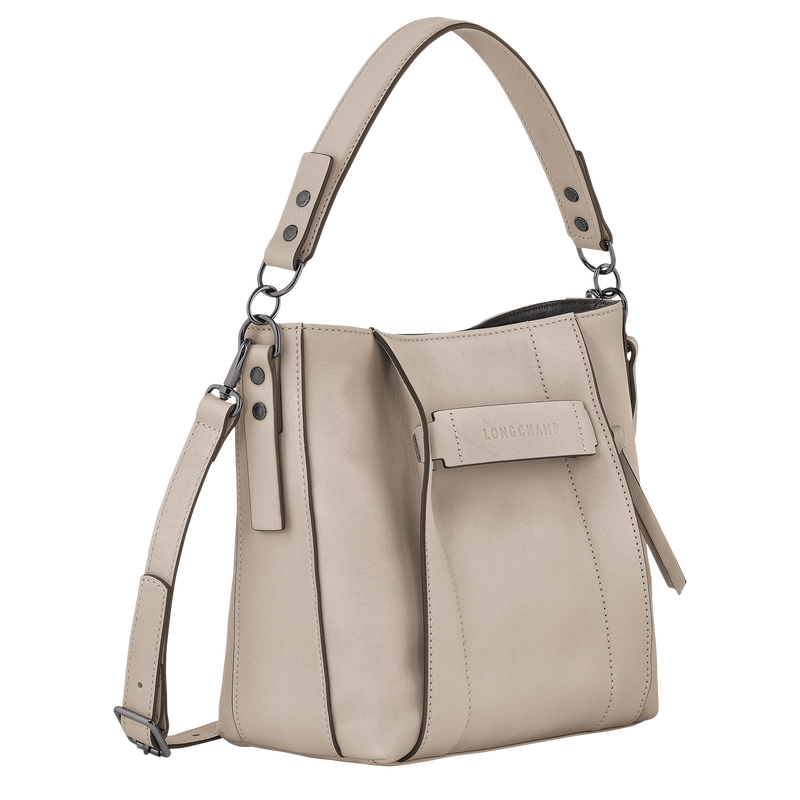 Longchamp 3D S Crossbody bag , Clay - Leather  - View 3 of  5